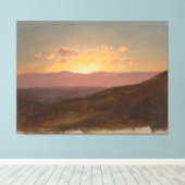 Frederic Edwin Church - Lower Falls, Rochester, NY Canvas Afdruk (Insitu (Houten vloer))