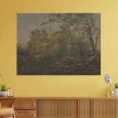 Frederic Edwin Church - Maine Woods Canvas Afdruk (Insitu (Woonkamer))