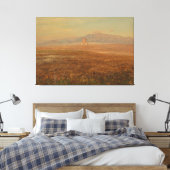 Frederic Edwin Church - Mexicaans landschap Canvas Afdruk (Insitu (Slaapkamer))