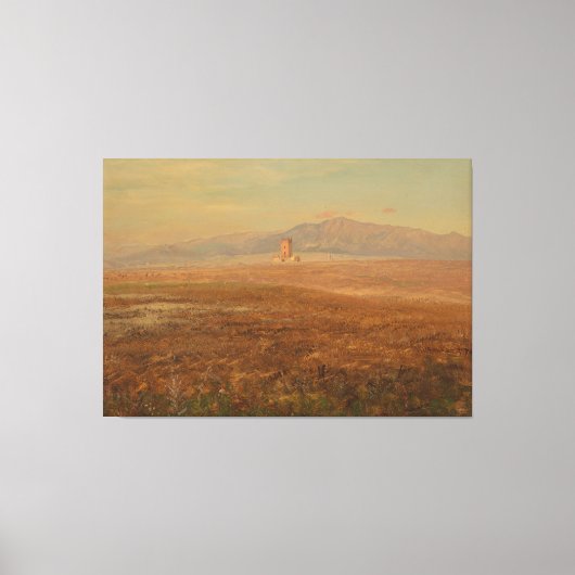 Frederic Edwin Church - Mexicaans landschap Canvas Afdruk (Voorkant)