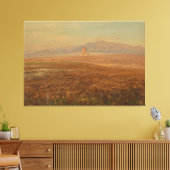 Frederic Edwin Church - Mexicaans landschap Canvas Afdruk (Insitu (Woonkamer))