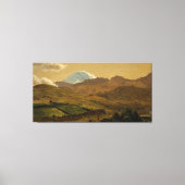 Frederic Edwin Church - Mount Chimborazo, Ecuador Canvas Afdruk (Voorkant)