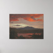 Frederic Edwin Church - Mount Katahdin vanuit het Canvas Afdruk (Voorkant)