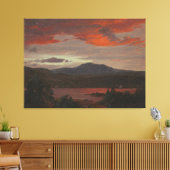 Frederic Edwin Church - Mount Katahdin vanuit het Canvas Afdruk (Insitu (Woonkamer))