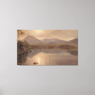 Frederic Edwin Church - Mounts Katahdin en Turner Canvas Afdruk