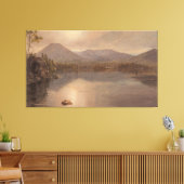 Frederic Edwin Church - Mounts Katahdin en Turner Canvas Afdruk (Insitu (Woonkamer))