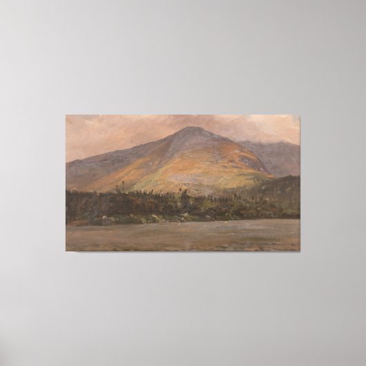 Frederic Edwin Church - Mt. Katadhin, tonen Canvas Afdruk (Voorkant)