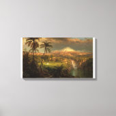 Frederic Edwin Church_Passing Douche in de Tropic Canvas Afdruk (Voorkant)