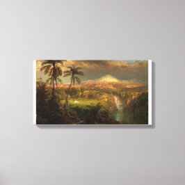 Frederic Edwin Church_Passing Douche in de Tropic Canvas Afdruk