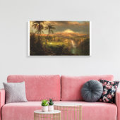 Frederic Edwin Church_Passing Douche in de Tropic Canvas Afdruk (Insitu (Woonkamer))