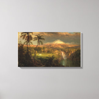 Frederic Edwin Church_Passing Douche in de Tropic Canvas Afdruk