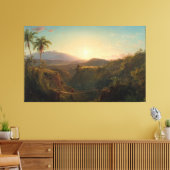 Frederic Edwin Church - Pichincha Canvas Afdruk (Insitu (Woonkamer))