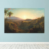 Frederic Edwin Church - Pichincha Canvas Afdruk (Insitu (Houten vloer))