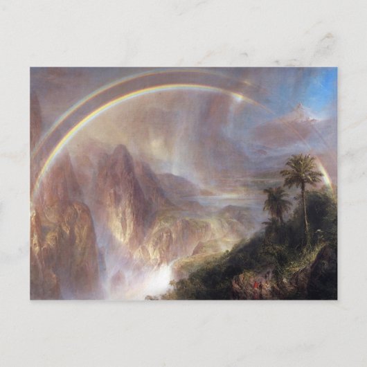Frederic Edwin Church - regenseizoen in de tropisc Briefkaart (Voorkant)