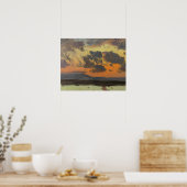 Frederic Edwin Church - Sky at Sunset, Jamaica Poster (Keuken)
