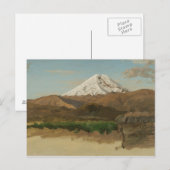 Frederic Edwin Church - Studie naar de berg Chimbo Briefkaart (Voorkant / Achterkant)