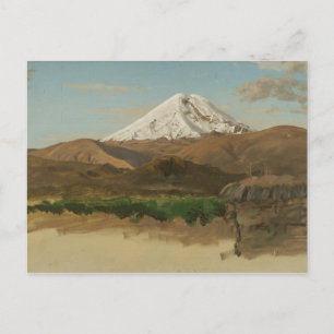 Frederic Edwin Church - Studie naar de berg Chimbo Briefkaart