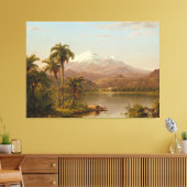 FREDERIC EDWIN CHURCH - TAMACA PALMEN - 1854 - CANVAS AFDRUK (Insitu (Woonkamer))