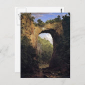 Frederic Edwin Church - The Natural Bridge Virgini Briefkaart (Voorkant / Achterkant)