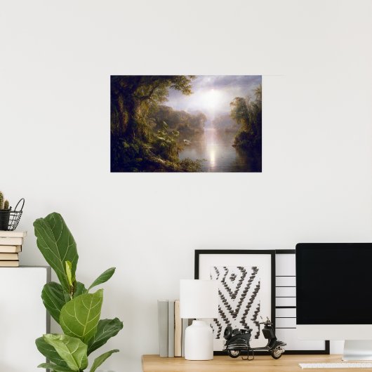 Frederic Edwin Church The River of Light Poster (Thuiskantoor)