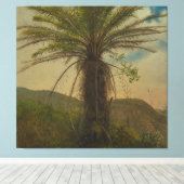 Frederic Edwin Church - Tree Fern, Jamaica Canvas Afdruk (Insitu (Houten vloer))