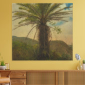 Frederic Edwin Church - Tree Fern, Jamaica Canvas Afdruk (Insitu (Woonkamer))