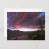 Frederic Edwin Church Twilight in the Wilderness Briefkaart (Voorkant / Achterkant)