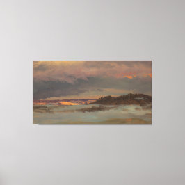 Frederic Edwin Church - Uitkijktoren in Italië Canvas Afdruk
