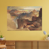 Frederic Edwin Church - View from Powell's Plateau Canvas Afdruk (Insitu (Woonkamer))