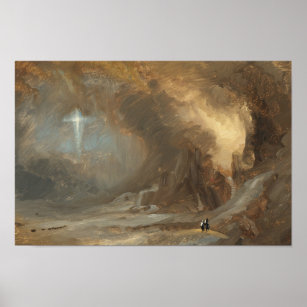 Frederic Edwin Church - Visie van het kruis Poster