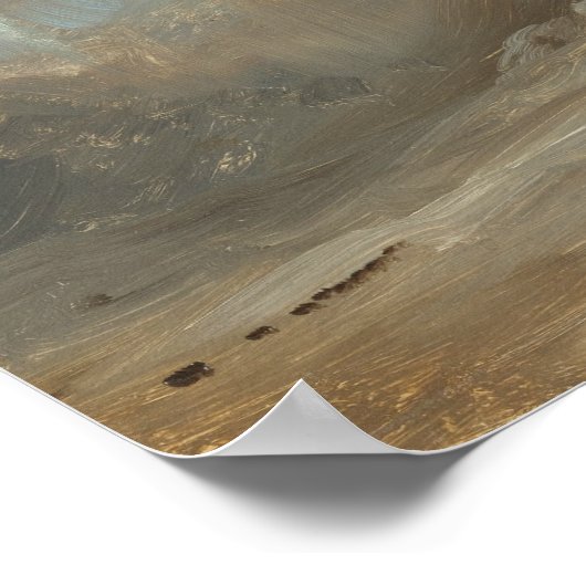 Frederic Edwin Church - Visie van het kruis Poster (Hoek)