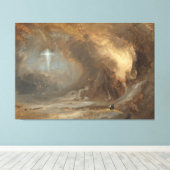 Frederic Edwin Church - Visioen van het kruis Canvas Afdruk (Insitu (Houten vloer))