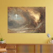 Frederic Edwin Church - Visioen van het kruis Canvas Afdruk (Insitu (Woonkamer))