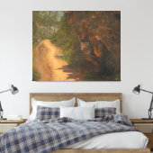 Frederic Edwin Church - Woodland Path, Jamaica Canvas Afdruk (Insitu (Slaapkamer))
