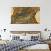 Frederic Edwin Church - Woodland Scene Canvas Afdruk (Insitu (Slaapkamer))