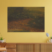 Frederic Edwin Church - Woodland Scene Canvas Afdruk (Insitu (Woonkamer))