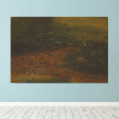 Frederic Edwin Church - Woodland Scene Canvas Afdruk (Insitu (Houten vloer))