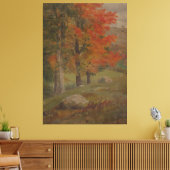 Frederic Edwin Church - Woodland Scene Canvas Afdruk (Insitu (Woonkamer))