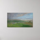 Frederic Edwin Church - Zomerzicht, Hudson Valley Canvas Afdruk (Voorkant)