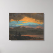 Frederic Edwin Church - Zonsondergang over de Cats Canvas Afdruk (Voorkant)