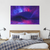 FREDERIC EDWIN KERK - Aurora Borealis (1865) - Canvas Afdruk (Insitu (Slaapkamer))