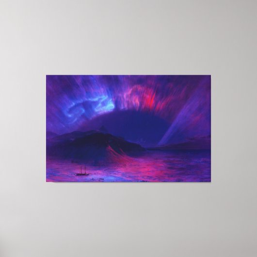 FREDERIC EDWIN KERK - Aurora Borealis (1865) - Canvas Afdruk (Voorkant)