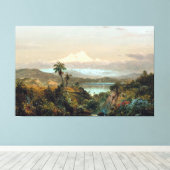 FREDERIC EDWIN KERK - Cayambe - 1858 - Luminisme Canvas Afdruk (Insitu (Houten vloer))