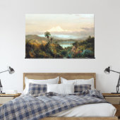 FREDERIC EDWIN KERK - Cayambe - 1858 - Luminisme Canvas Afdruk (Insitu (Slaapkamer))
