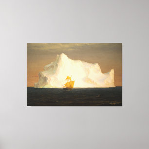 FREDERIC EDWIN KERK - DE IJSBERG - 1891 - CANVAS AFDRUK