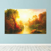 FREDERIC EDWIN KERK - HERFST - 1875 - Luminisme - Canvas Afdruk (Insitu (Houten vloer))