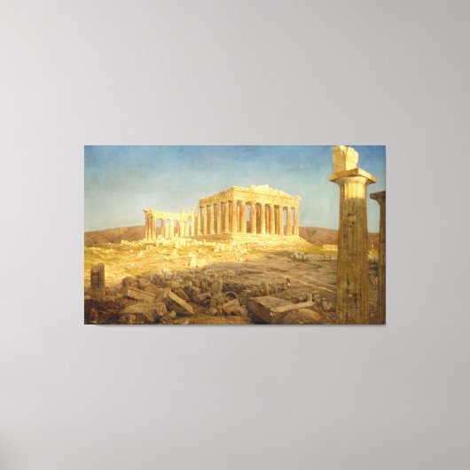 FREDERIC EDWIN KERK - Het Parthenon - 1871 - Canvas Afdruk (Voorkant)
