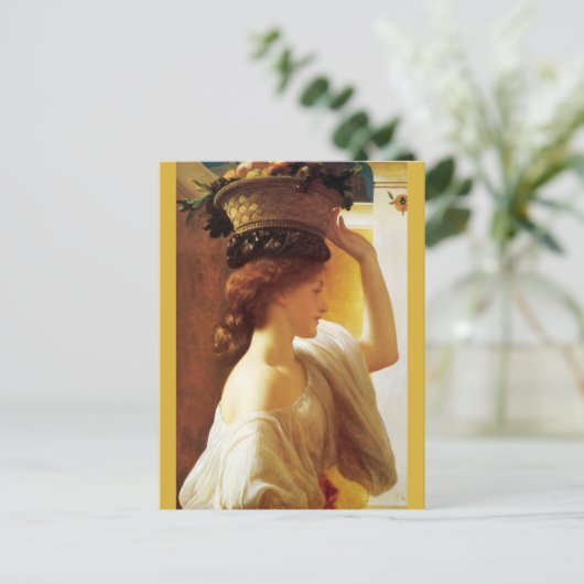 Frederic Leighton Basket of fruit CC0674 Briefkaar Briefkaart (Staand voorkant)