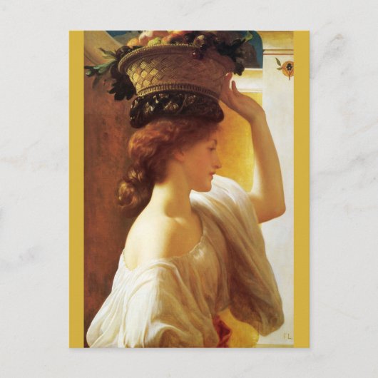Frederic Leighton Basket of fruit CC0674 Briefkaar Briefkaart (Voorkant)