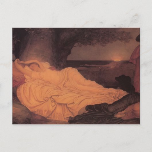 Frederic Leighton- Cymon en Iphigenia Briefkaart (Voorkant)